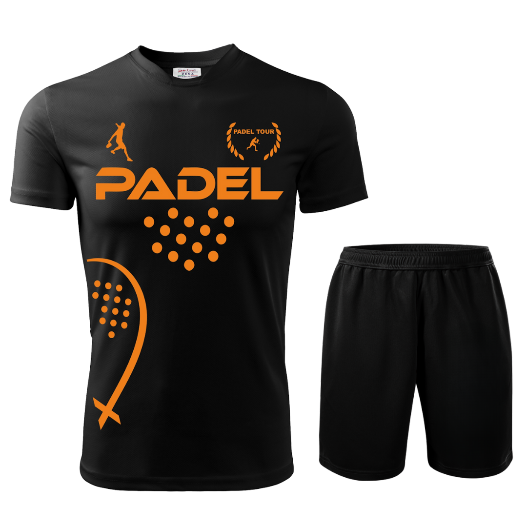 Completo Padel Uomo Performance – Maglia Tecnica + Short – Made in Italy