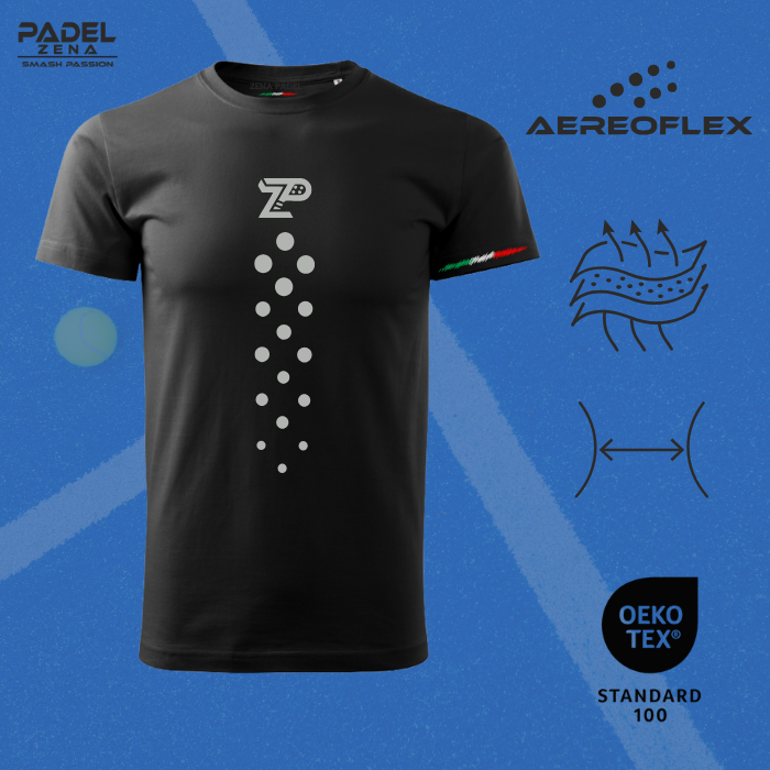 Maglia tecnica padel AeroFlex Edge – massima elasticità e traspirabilità