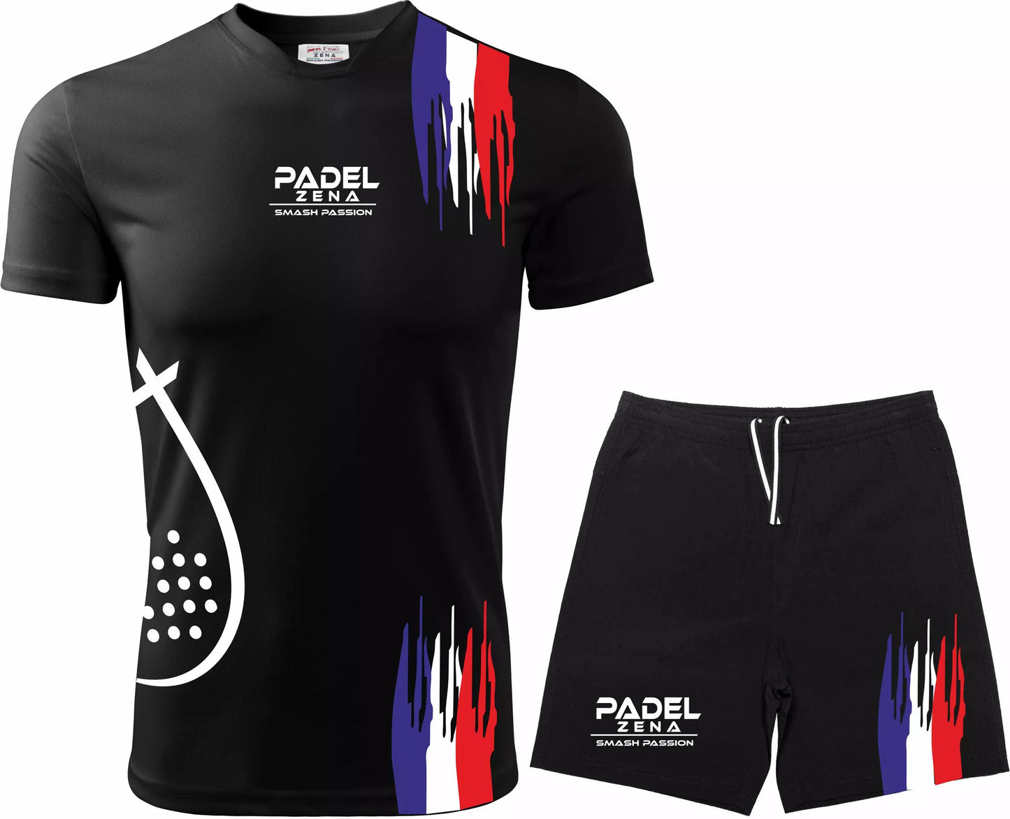 Kit Padel France Zena Padel – Completo Tecnico Traspirante