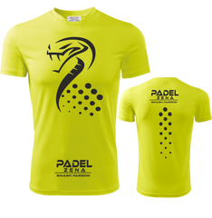 T-shirt Padel Wild Cobra – T-shirt technique unisexe Dry Fit – Fabriqué en Italie 