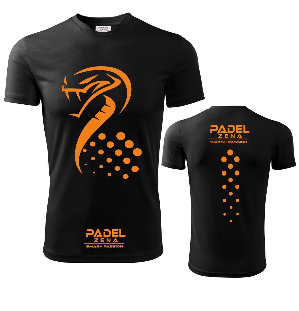 T-shirt Padel Wild Cobra – T-shirt technique unisexe Dry Fit – Fabriqué en Italie 