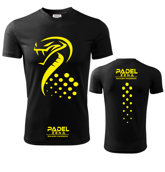 T-shirt Cobra Padel – T-shirt technique unisexe respirant – Fabriqué en Italie