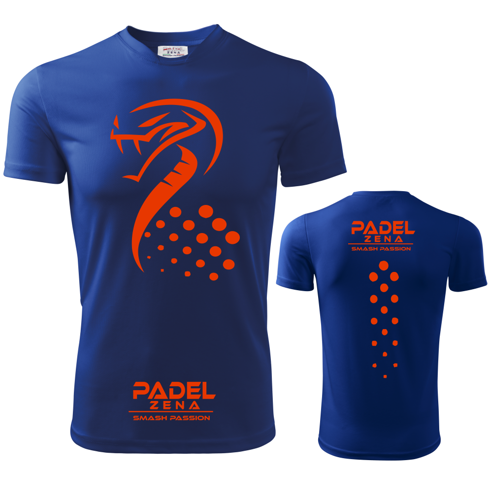 T-shirt Cobra Padel – T-shirt technique unisexe respirant – Fabriqué en Italie