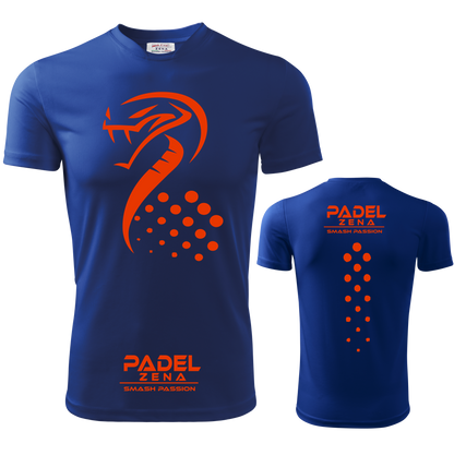 T-shirt Cobra Padel – T-shirt technique unisexe respirant – Fabriqué en Italie