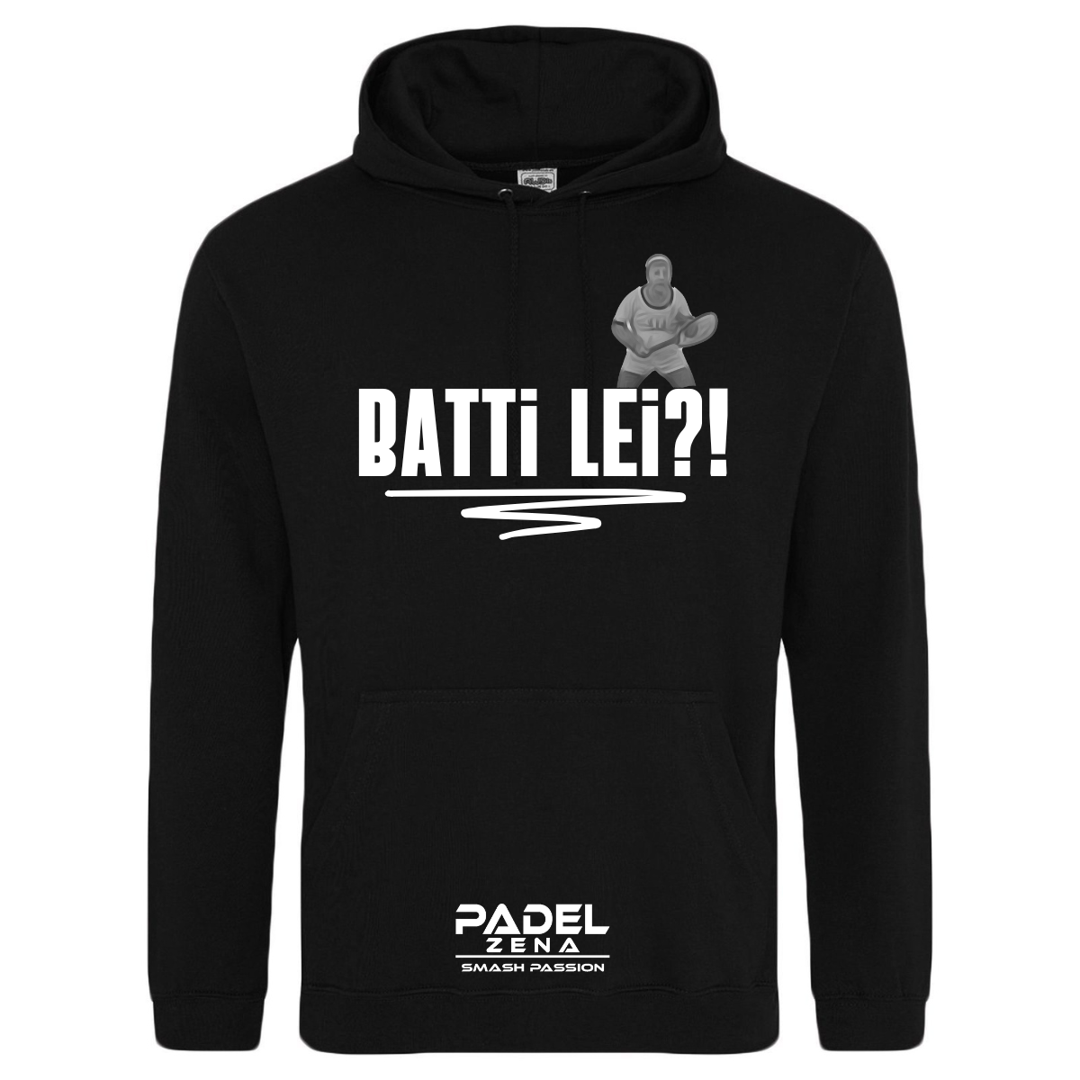 Felpa Padel BATTI LEI - S / Nero