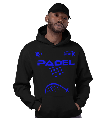 Sudadera negra de pádel – Sudadera técnica unisex