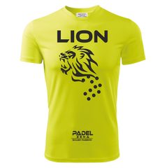 T-shirt Padel Wild Lion – Maglia Tecnica Unisex Dry Fit – Made in Italy
