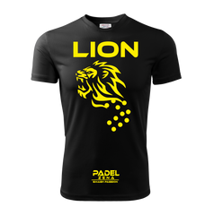 T-shirt Padel Wild Lion – Maglia Tecnica Unisex Dry Fit – Made in Italy