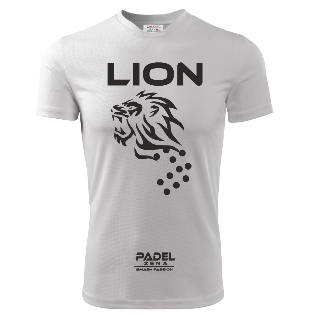 T-shirt Padel Wild Lion – Maglia Tecnica Unisex Dry Fit – Made in Italy
