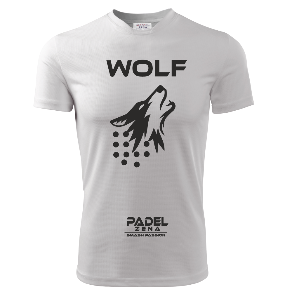 T-shirt Padel Wild Wolf – Maglia Tecnica Unisex Dry Fit – Made in Italy